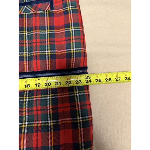 J Crew Vest Womens Small Red Plaid Wool Blend Puffer Quilted Zip Up Sleeveless - Picture 12 of 12